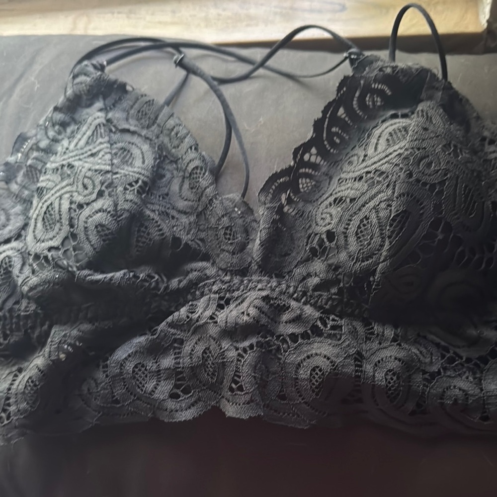 Elegant Black Lace Bralette